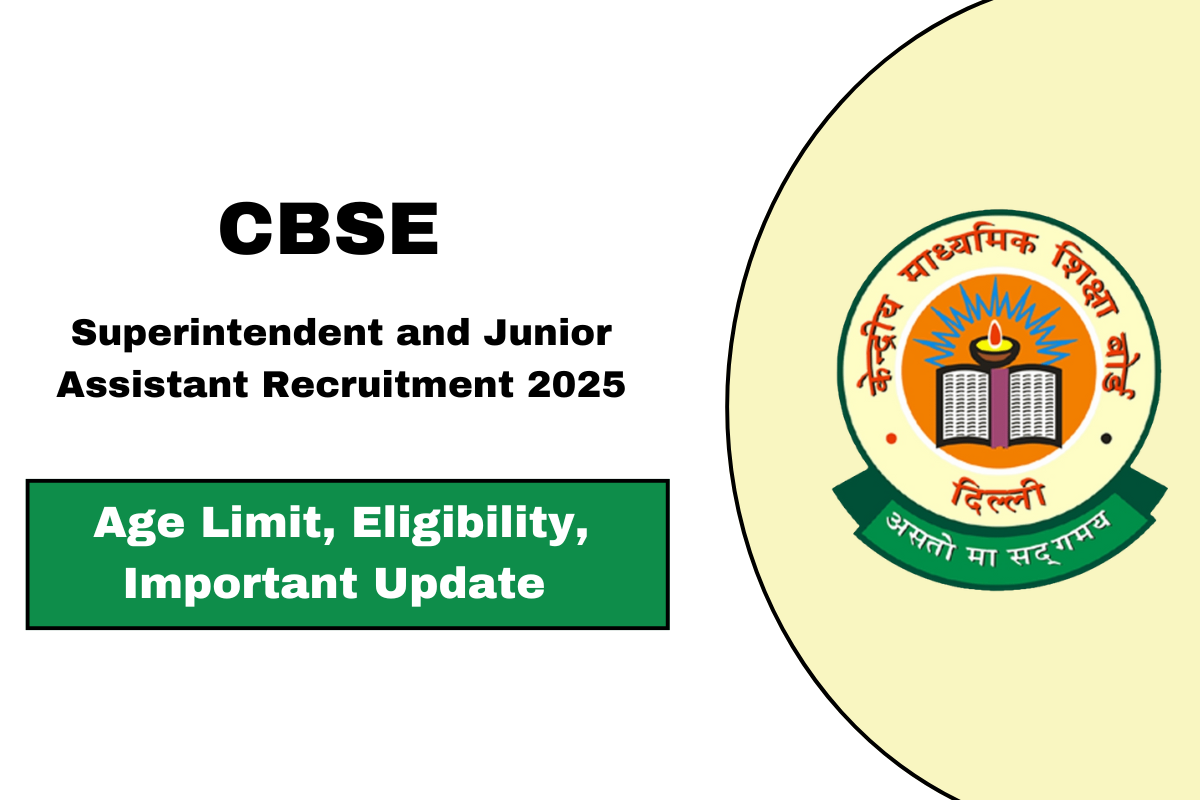 CBSE Vacancy 2025: CBSEએ 12મું પાસ અને ગ્રેજ્યુએટ માટે 212 જગ્યાઓ માટે ભરતીની જાહેરાત કરી https://www.pravinews.com/government-news/central-board-of-secondary-education-cbse-recruitment-2025-apply-online-for-212-posts-cbse-gov-in-83022