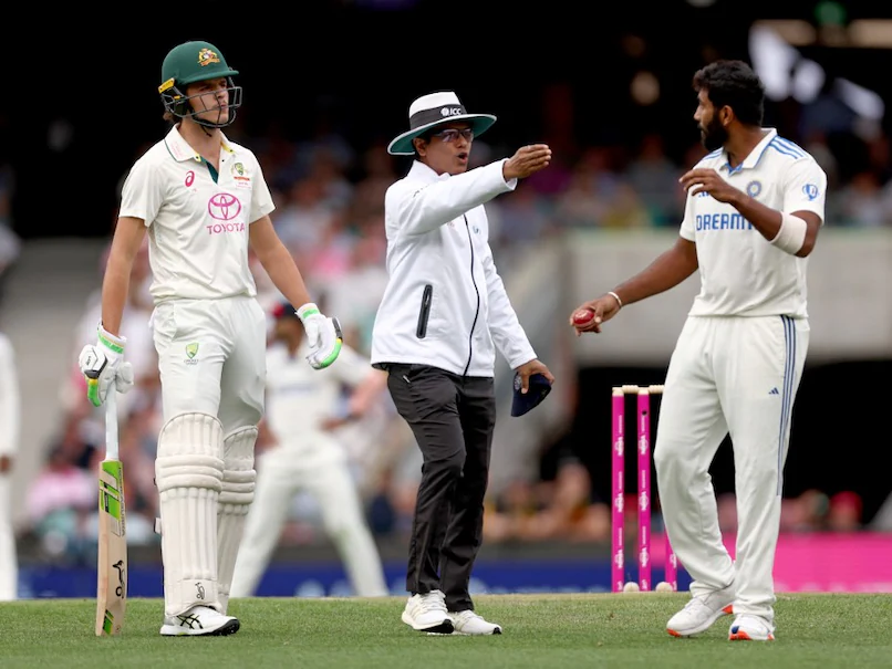 ind vs aus 5th test day 1 highlights jasprit bumrah sam konstas to steve smith catch sydney match scorecardewtw4t