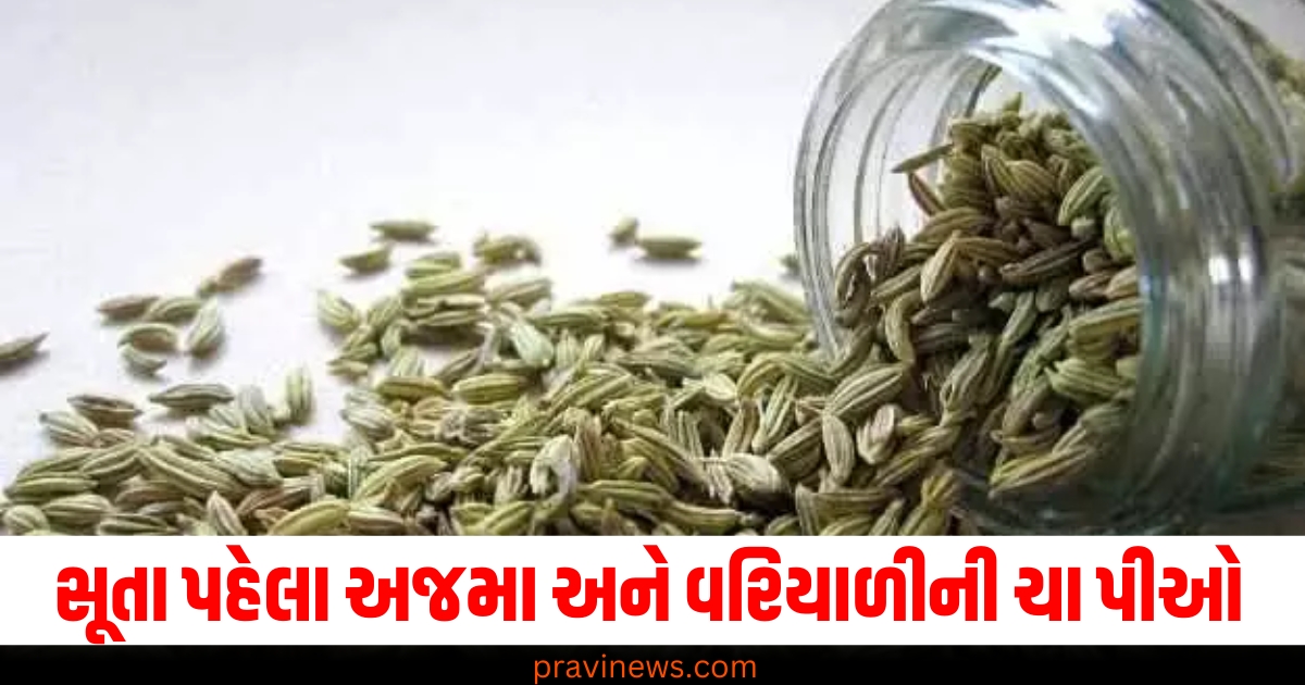 રાત્રે સૂતા પહેલા અજમા અને વરિયાળીની ચા પીઓ, તમને મળશે આ 3 અદ્ભુત ફાયદા https://www.pravinews.com/lifestyle/chyawanprash-recipe-easy-method-making-at-home-healthy-food-64742