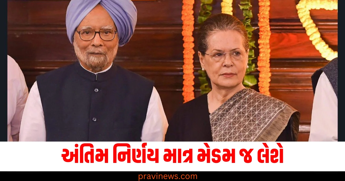 અંતિમ નિર્ણય,(Final Decision), મેડમ ,(Madam), મનમોહન સિંહ, (Manmohan Singh), વાક્ય, (Statement),