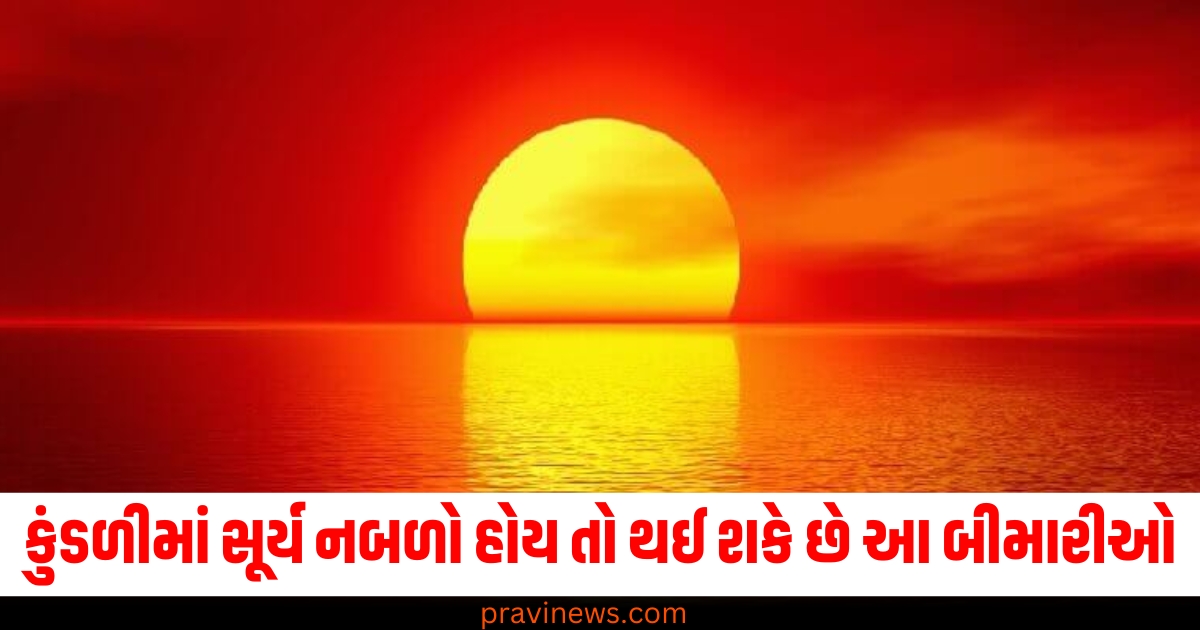 Weak Sun in Kundli, Effects of weak Sun, Sun health problems, Weak Sun remedies, Kundli and health issues,