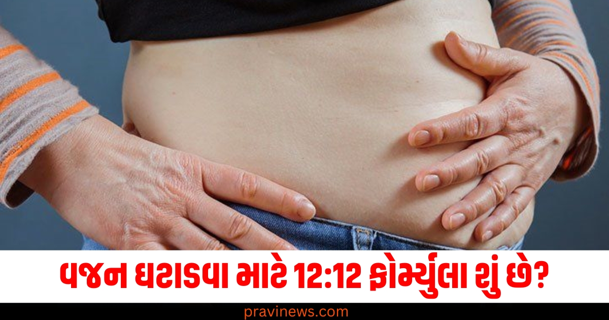 વજન ઘટાડવા માટે 12:12 ફોર્મ્યુલા શું છે? પેટની ચરબી કેવી રીતે ઘટાડવી https://www.pravinews.com/lifestyle/heart-attack-causes-symptoms-positive-signs-sanket-lakshan-prevention-tips-health-news-76141