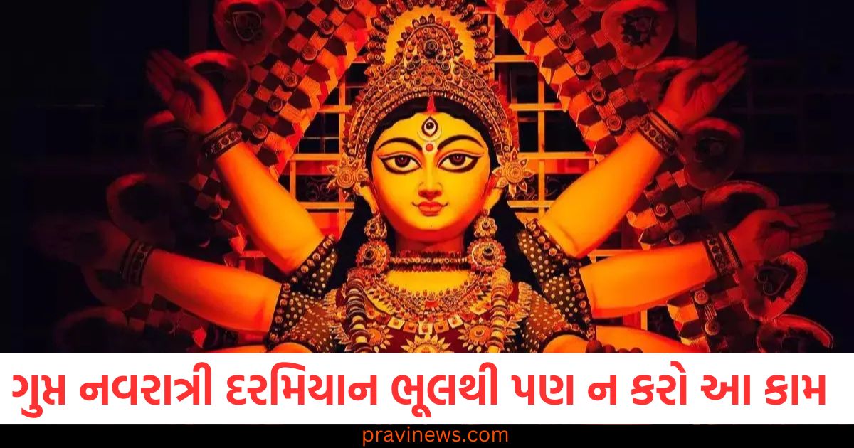 ગુપ્ત નવરાત્રી દરમિયાન ભૂલથી પણ ન કરો આ 11 કામ, કરેલું કામ પણ બગડી જશે https://www.pravinews.com/world-news-in-gujarati/ganga-aarti-in-varanasi-stopped-till-feb-5-due-to-kumbh-surge-98224