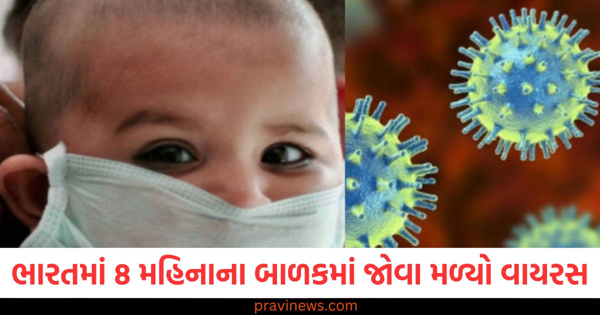 ભારત, (India), 8 મહિનાનું બાળક, (8-month-old baby), HMPV વાયરસ ,(HMPV Virus), બાળકો માટે, (For children), ખતરનાક, (Dangerous),