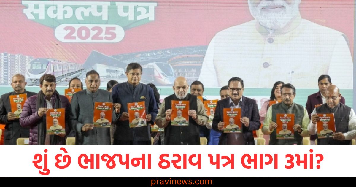 શું છે ભાજપના ઠરાવ પત્ર ભાગ 3માં? અમિત શાહે કહ્યું- કેજરીવાલ ખોટા વાયદા કરે છે https://www.pravinews.com/religion/astrology/swapna-shastra-if-you-are-dreaming-of-reaching-office-late-know-the-reason-behind-it-and-solution-94874