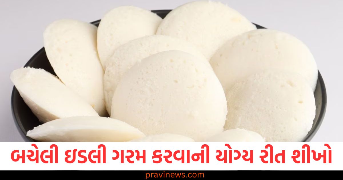 બચેલી ઇડલી ગરમ કરવાની યોગ્ય રીત, How to reheat leftover idli properly, બચેલી ઇડલી નરમ અને તાજી કેવી રીતે બનાવવી, Reheat idli to make it soft and fresh, idli गरम करने की सही विधि,