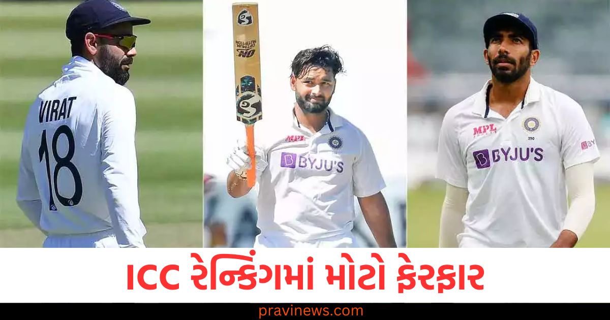 ICC રેન્કિંગમાં મોટો ફેરફાર, ઋષભ પંત અને બુમરાહે ઈતિહાસ રચી દીધો https://www.pravinews.com/sports/mohammed-shami-creates-magic-but-with-bat-eyes-champions-trophy-spot-84093