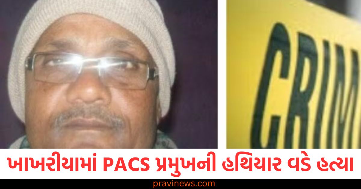 ખાખરીયામાં PACS પ્રમુખની તિક્ષ્ણ હથિયાર વડે હત્યા, ઓચિંતો હુમલો કરીને બેઠેલા ગુનેગારો પર હુમલો https://www.pravinews.com/world-news-in-gujarati/up-new-year-weather-update-dense-fog-alert-bihar-weather-forecast-cold-wave-80268