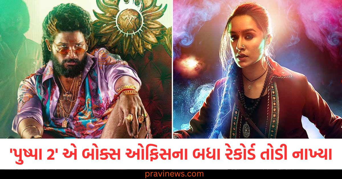 'પુષ્પા 2' એ બોક્સ ઓફિસના બધા રેકોર્ડ તોડી નાખ્યા, છતાં 45મા દિવસે 'સ્ત્રી 2' સામે ગઈ નિષ્ફળ! https://www.pravinews.com