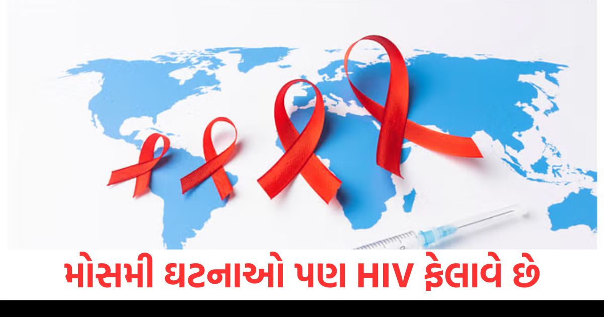 મોસમી ઘટનાઓ, HIV ફેલાવવું, પીડિતો, સ્વાસ્થ્ય પર અસર,