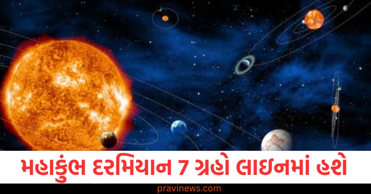 મહાકુંભ, આકાશ, 7 ગ્રહો, લાઇનમાં, રાશિઓ,