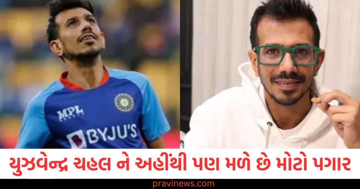 યુઝવેન્દ્ર, ચહલ, (Yuzvendra Chahal), BCCI, (Board of Control for Cricket in India), IPL, (Indian Premier League), મોટો પગાર ,(Big salary), આવક, (Income),