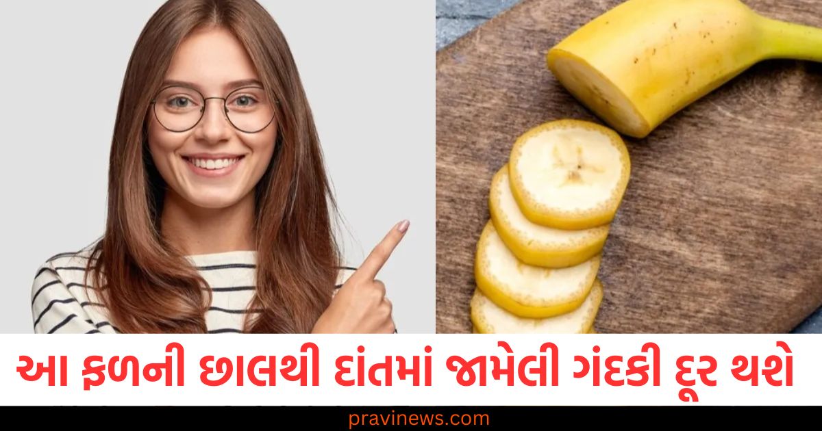 આ ફળની છાલનો ઉપયોગ કરીને જુઓ, તમારા દાંતમાં જામેલી બધી ગંદકી સાફ થઈ જશે https://www.pravinews.com/lifestyle/health-fitness/how-to-use-banana-peel-for-teeth-whitening-109434