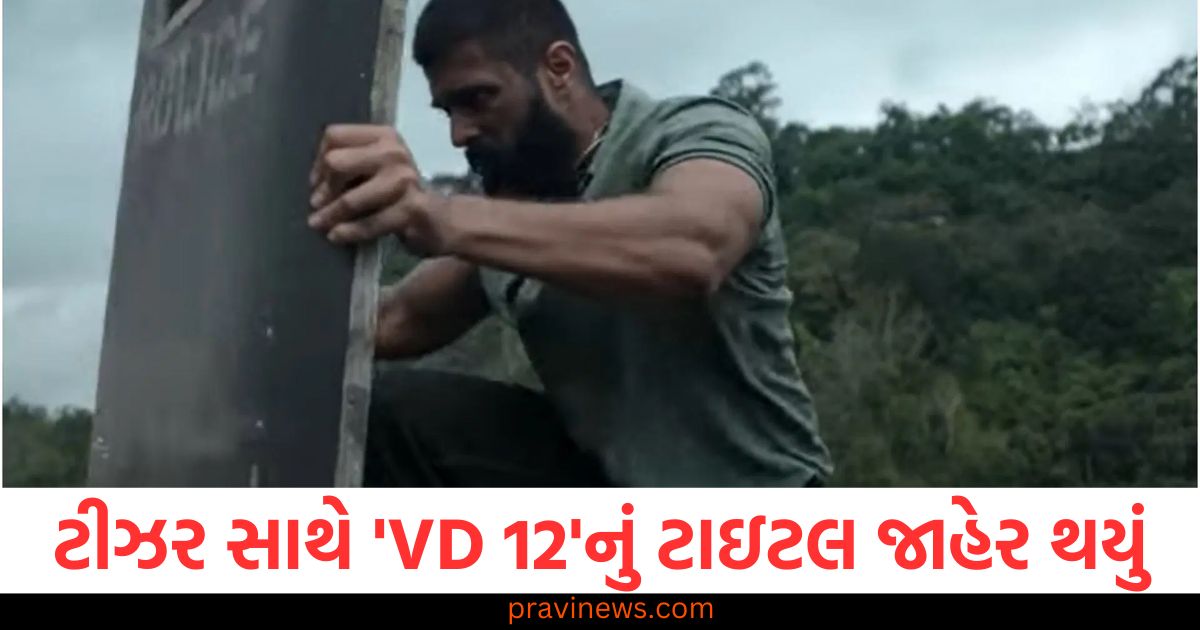 'VD 12' નો ટીઝર રિલીઝ, વિજય દેવેરાકોંડા એક્શન અને સ્ટંટ સાથે જોવા મળ્યા, 'VD 12' ટાઇટલ સાથે વિજય દેવેરાકોંડા એક્શન ટીઝર રિલીઝ, જાણો શું છે આ ફિલ્મનું વિશ્વ, વિજય દેવેરાકોંડા 'VD 12' ટીઝર સાથે એક્શન અને સ્ટંટમાં જોવા મળ્યા, 'VD 12'ના ટીઝરમાં વિજય દેવેરાકોંડાની શ્રેષ્ઠ એક્શન સીન અને સ્ટંટ,