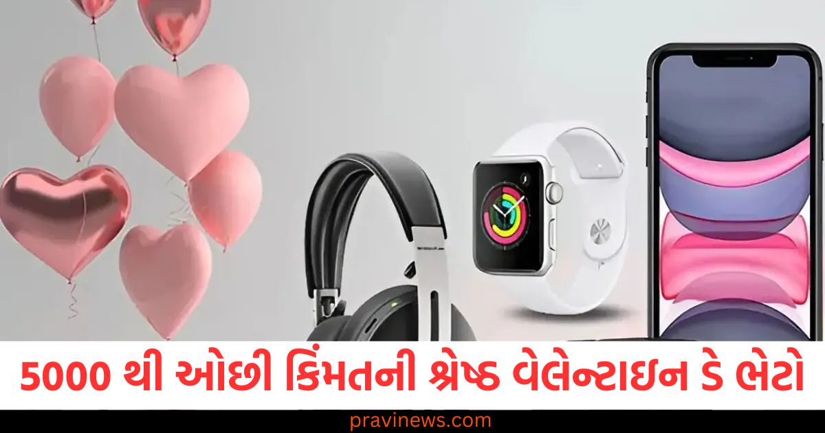 ₹5000 થી ઓછી કિંમતની શ્રેષ્ઠ વેલેન્ટાઇન ડે ભેટો, યાદીમાં સ્માર્ટવોચથી લઈને ફોન સુધી https://www.pravinews.com/business/valentines-day-gifts-under-5000-rupees-including-smartwatch-earbuds-and-smartphone-102279