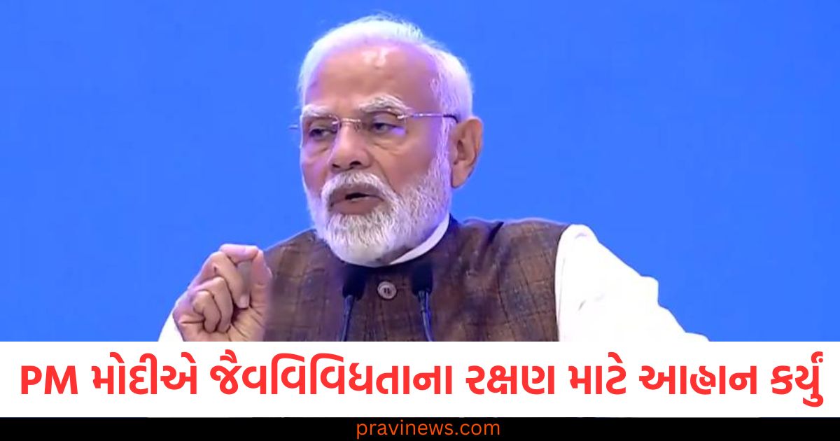 PM મોદીએ જૈવવિવિધતાના રક્ષણ માટે પ્રતિબદ્ધતાનું પુનરાવર્તન કરવાનું આહ્વાન કર્યું https://www.pravinews.com/world-news-in-gujarati/pm-modi-calls-for-reiterating-commitment-to-protect-biod-111134